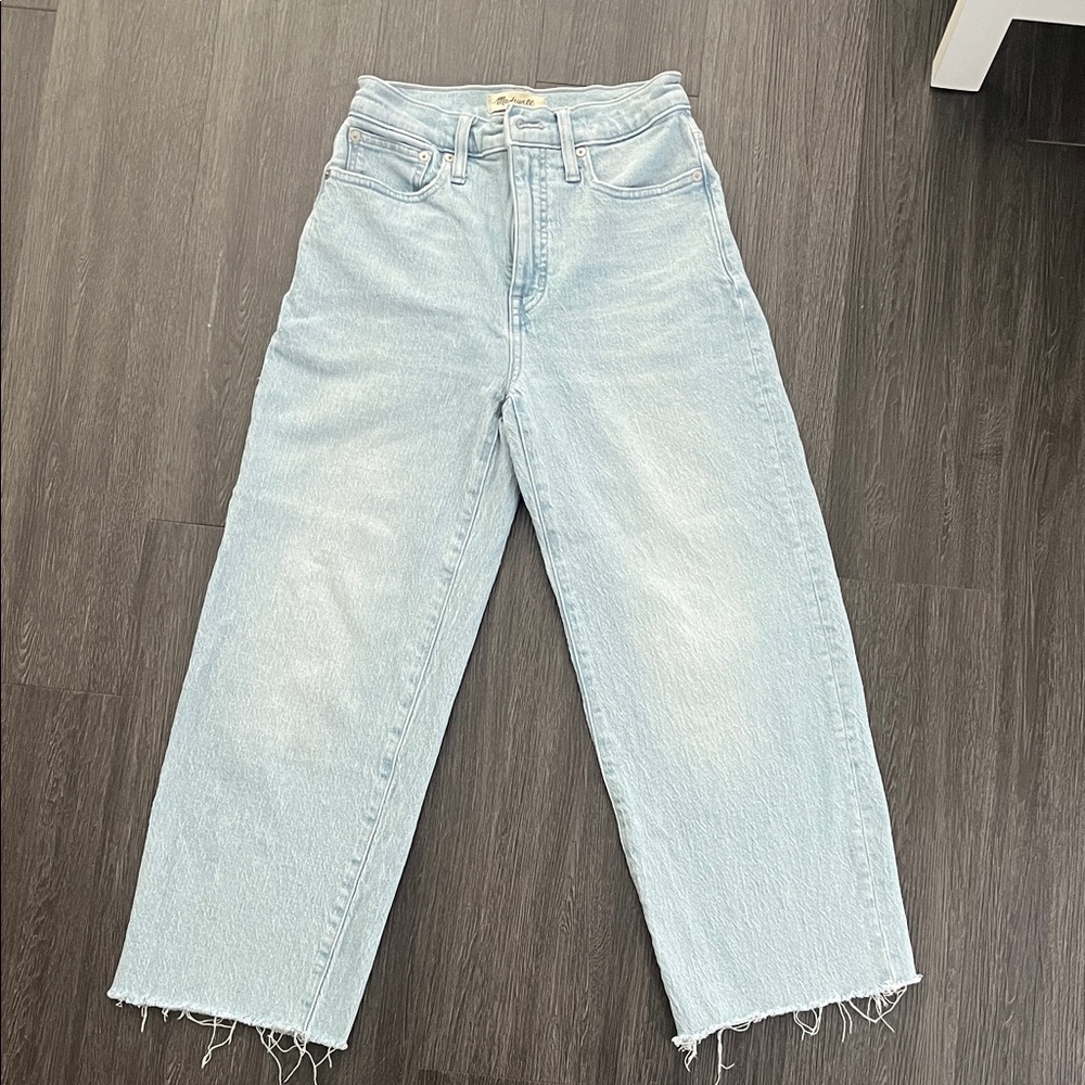 MADEWELL The Perfect Vintage Wide-Leg Crop Jean